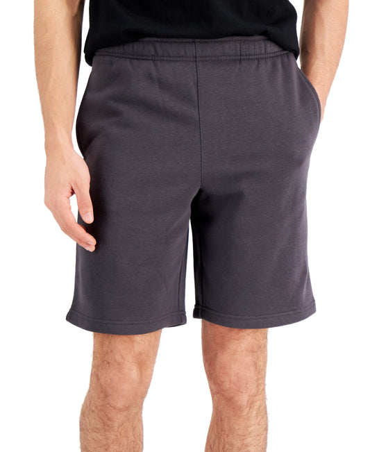 ID Ideology Men's Fleece Shorts, Created for Macy's - Deep Charcoal