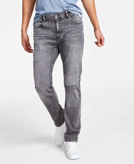 Sun + Stone Men's Regular-Fit Tarin Street Jeans, Created for Macy's - Black